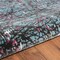 Homeroots 5 x 8 ft. Blue Chaotic Strokes Area Rug 395762 - alternate 3